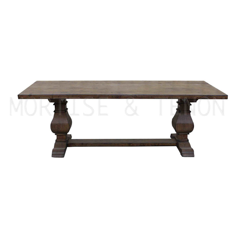 84x38x30"H  Wood: Rec Doug Fir / Stain: Antique Brown / Finish: Flat Lacquer