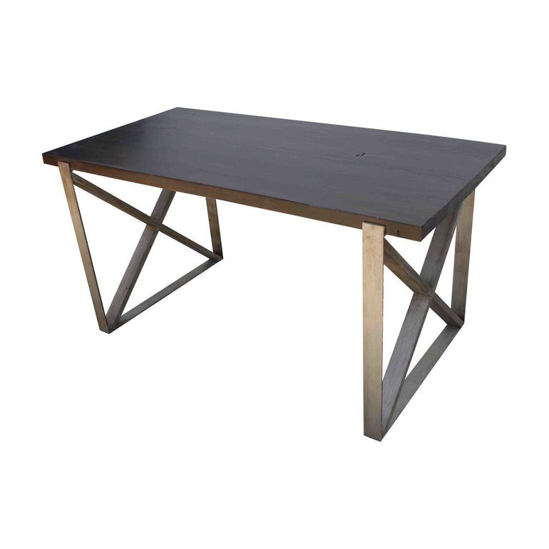 Chicago Industrial Dining Table in Reclaimed Wood
