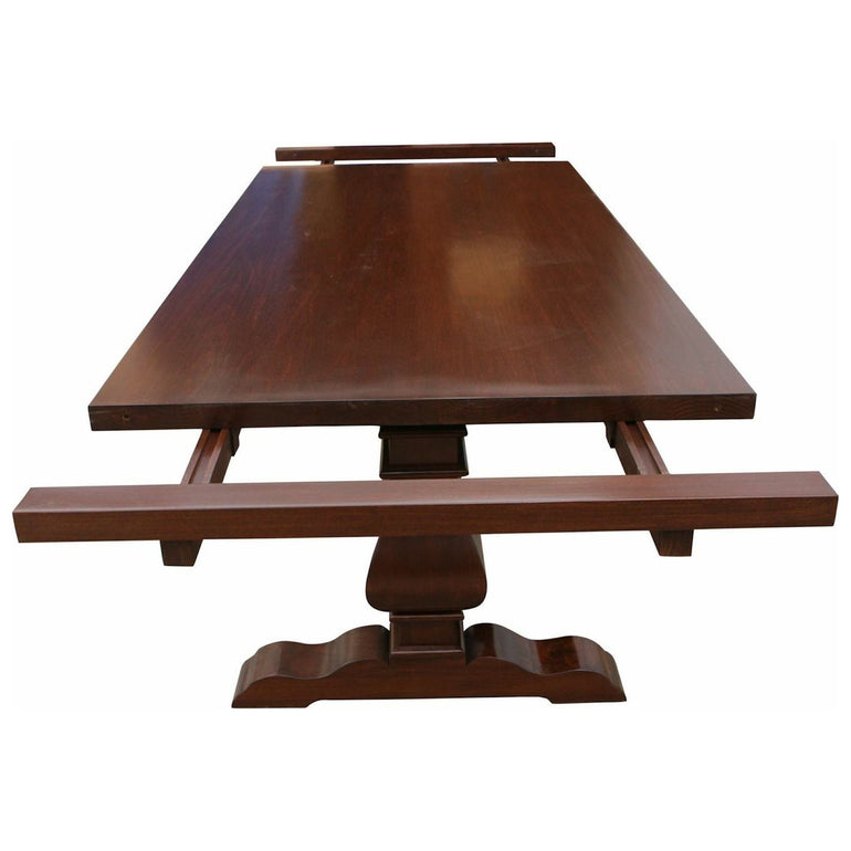 Segovia Reclaimed Wood Trestle Dining Table in Reclaimed Wood