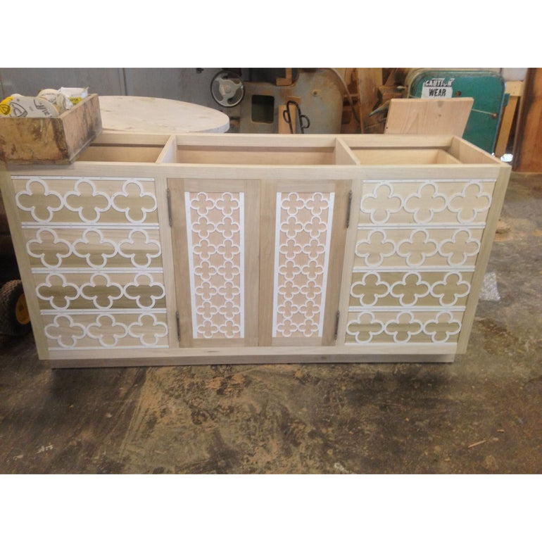 Moroccan Door Panel Bathroom Cabinet