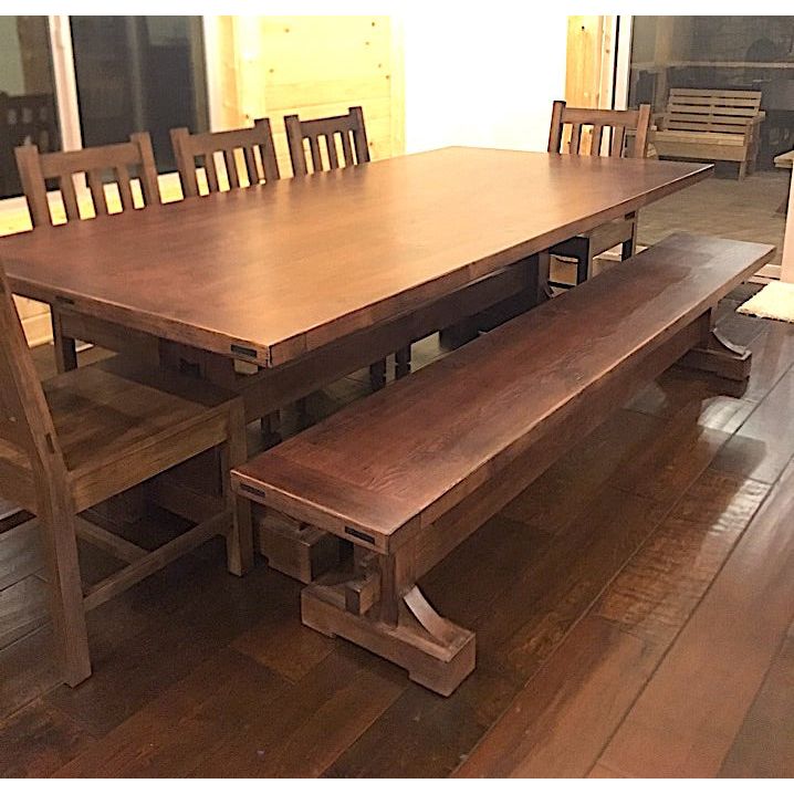 Custom dining online bench