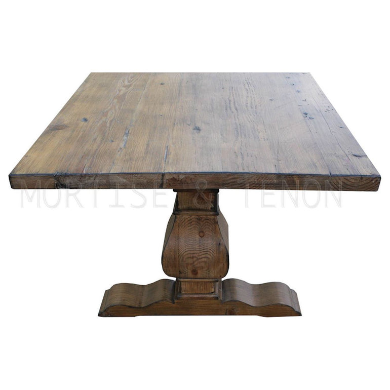 84x38x30"H  Wood: Rec Doug Fir / Stain: Antique Brown / Finish: Flat Lacquer