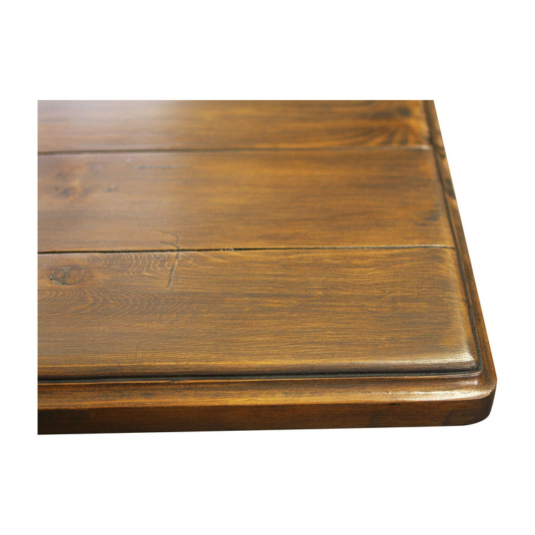 Reclaimed Wood Pedestal Dining Room Table