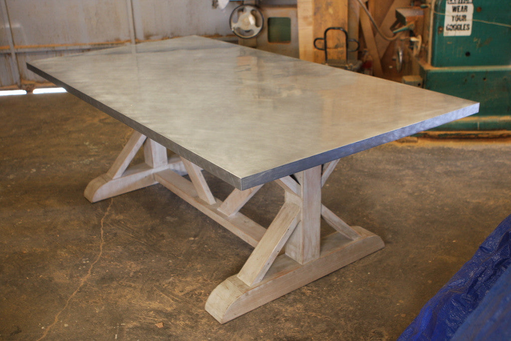 Top Two Reasons to Use Zinc on Table Tops