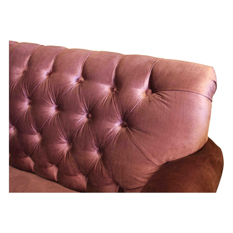 Urban tufted tight-back sofa with deep tufting and rolled arms