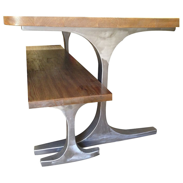 custommade chrome dining tables mortisetenon