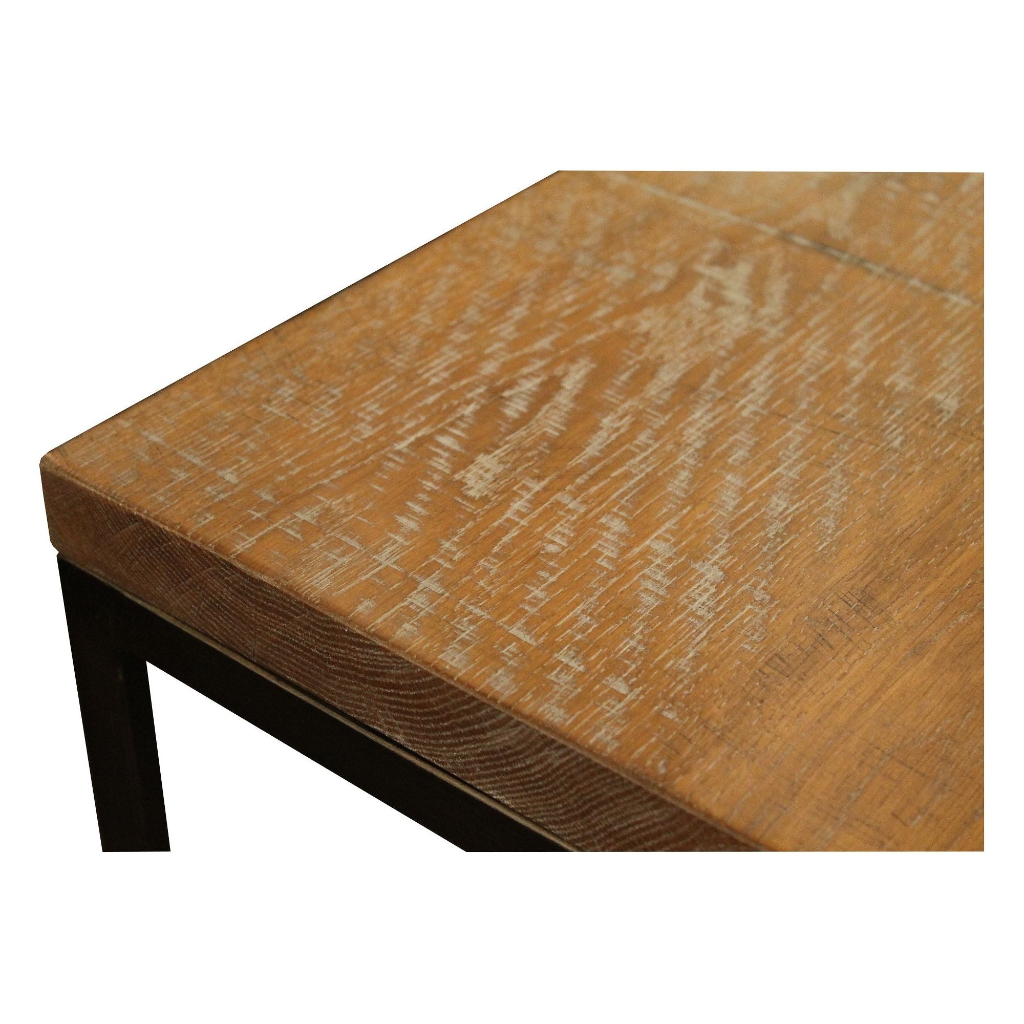 Industrial Modern Art Square Side Table
