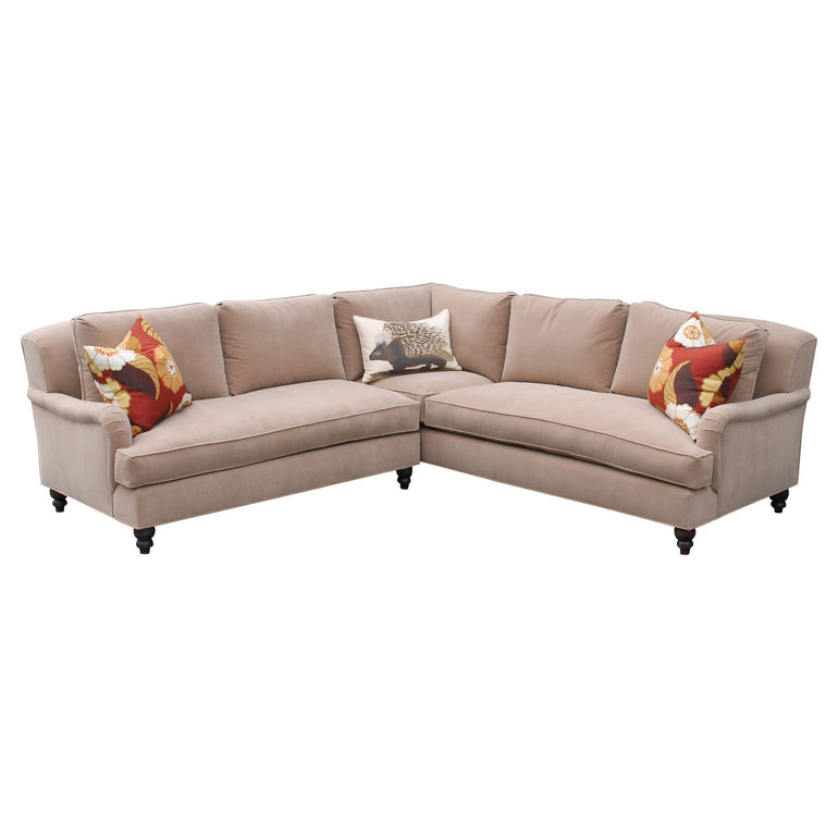 English Rolled Arm Sectional