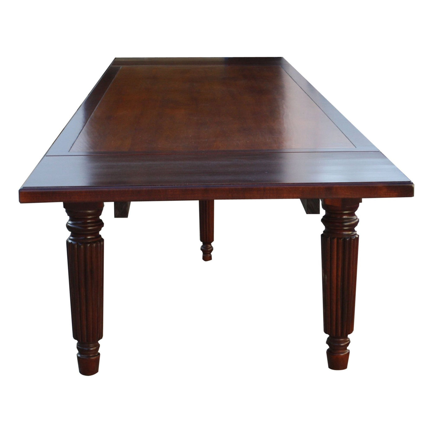 Custom Fluted Leg Dining table Mortise & Tenon
