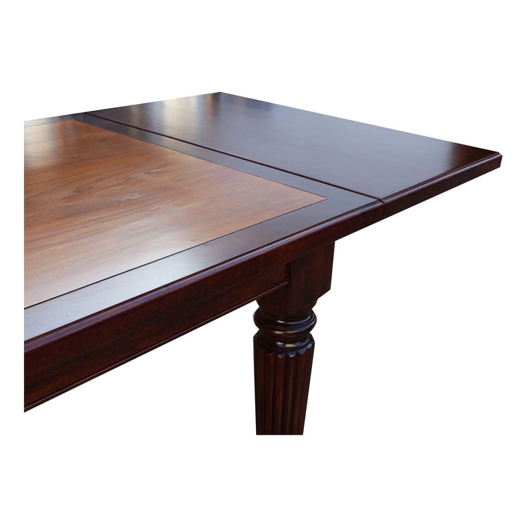 Custom Two Tone Fluted Leg Dining table