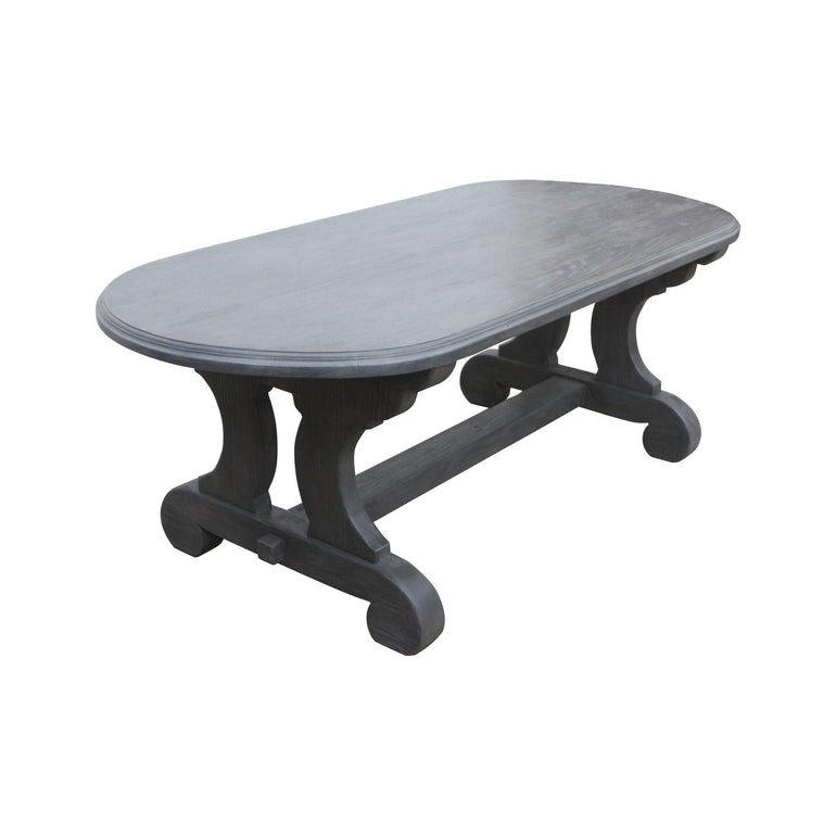 White Regency Style Dining Table Made From Reclaimed Wood White Regency Style Dining Table Made From Reclaimed Wood