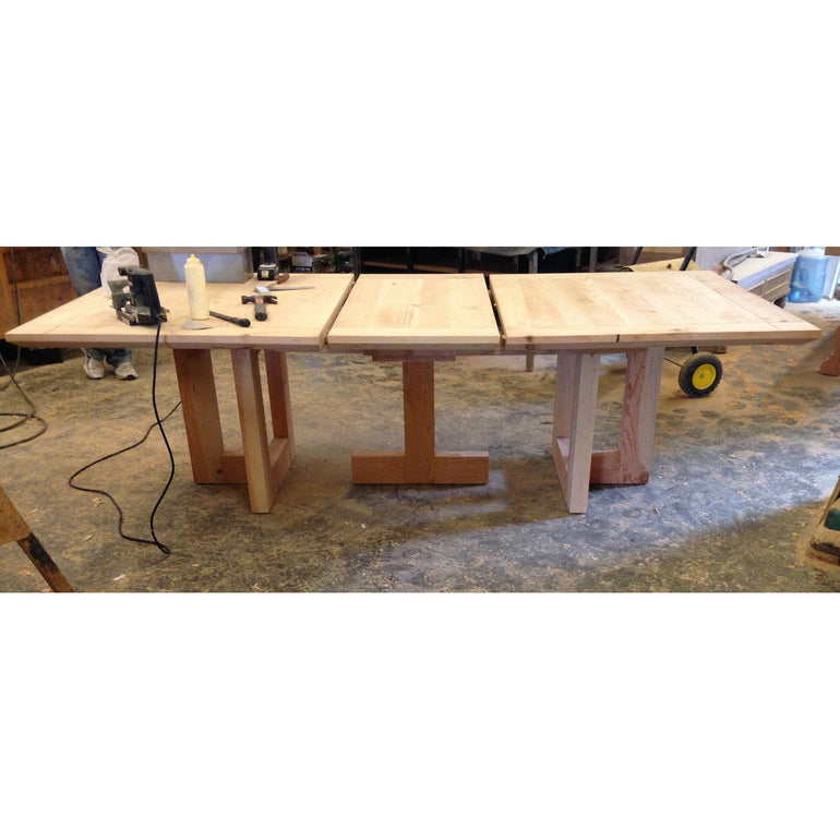 Custom Built Dining Table Built in our Wood Shop