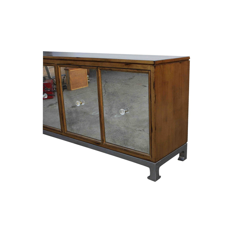 Grant Console-Distressed/Vintage Gold – Mortise & Tenon