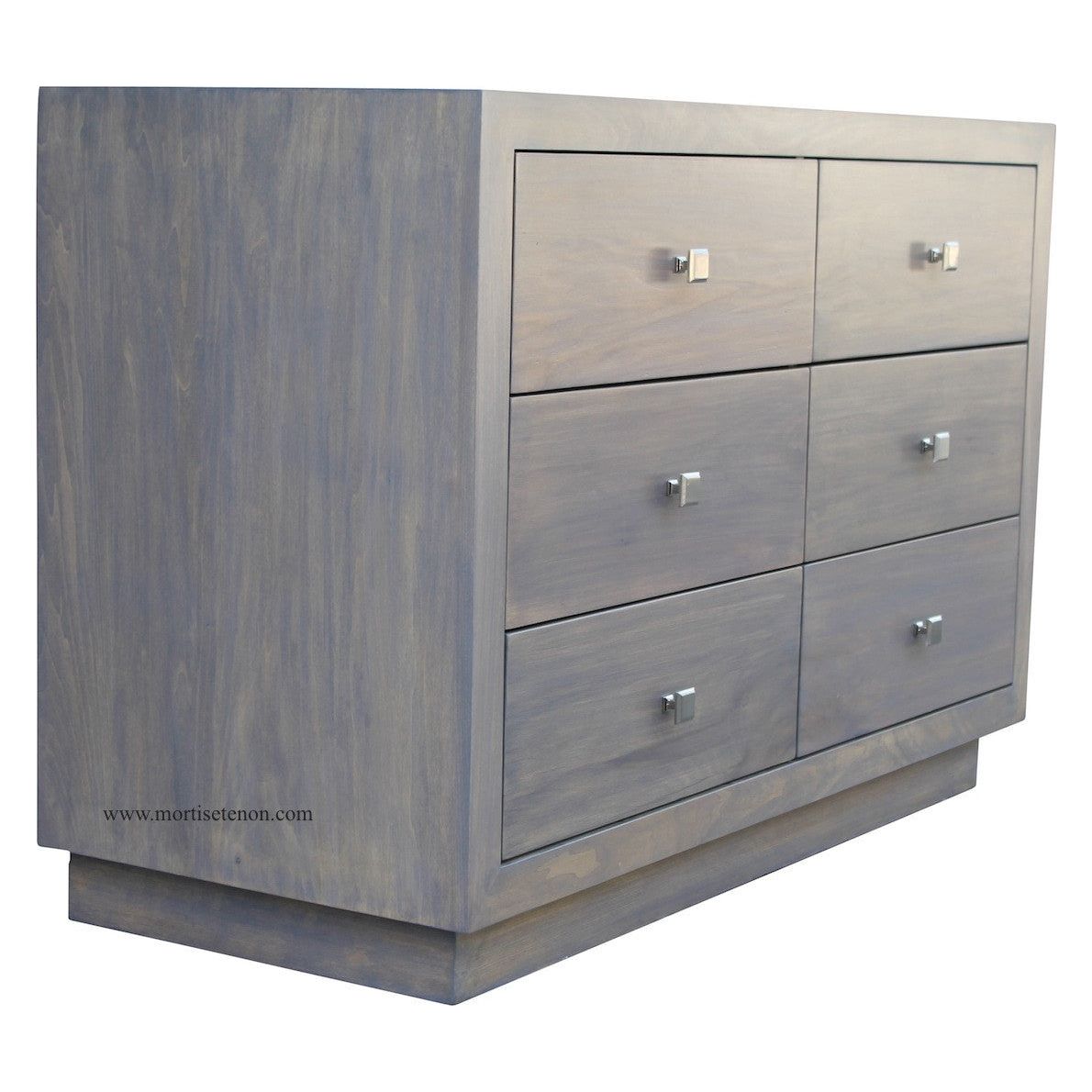 Metro Modern 6 Drawer Dresser Mortise Tenon