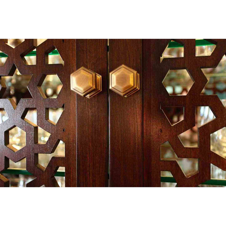 Moroccan Panel Wine Armoir