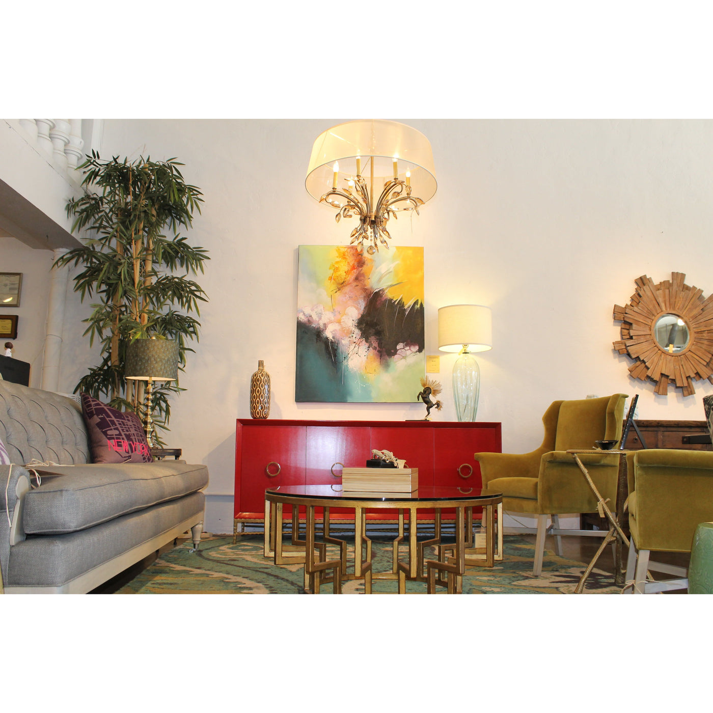 New York Round Modern Coffee Table Mortise & Tenon