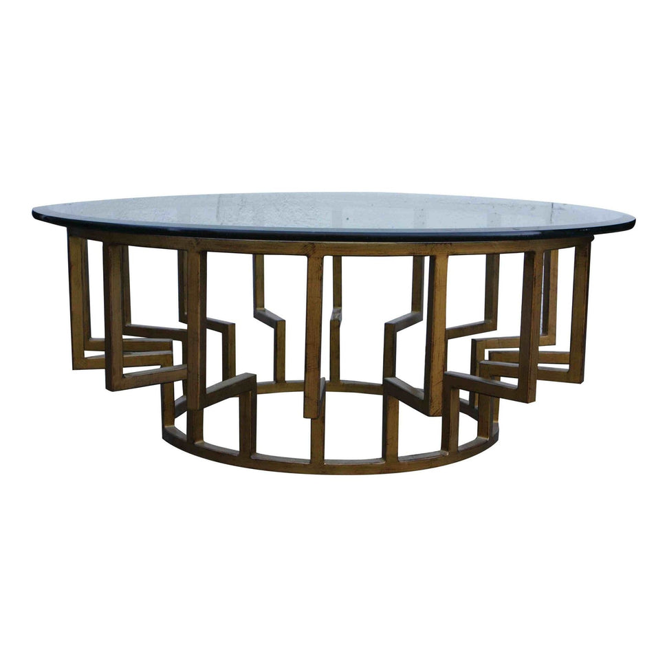 New York Round Modern Coffee Table – Mortise & Tenon
