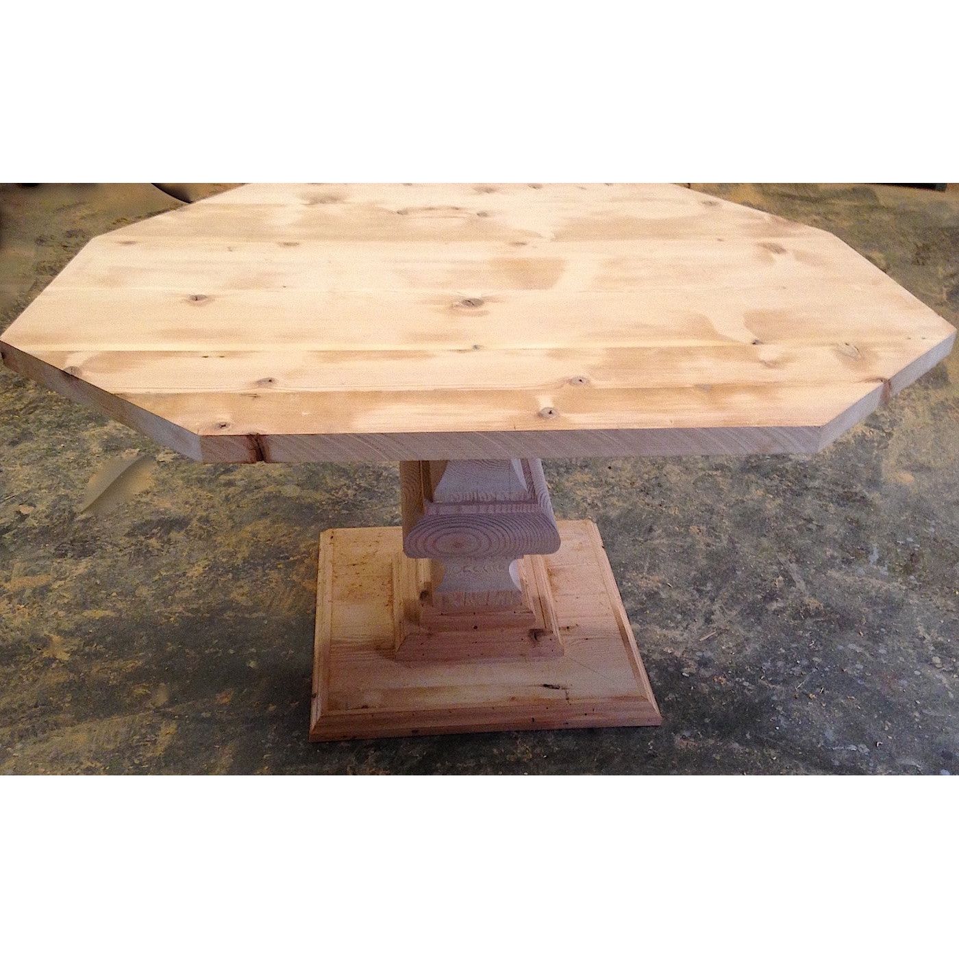 Octagon dining store table for 8