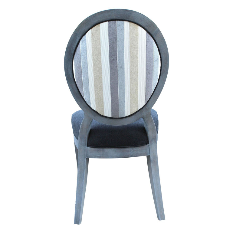 Shield Fabric: Duralee  Seat Fabric: WW-Lotus/Wheat  Stain: Fog/Flat