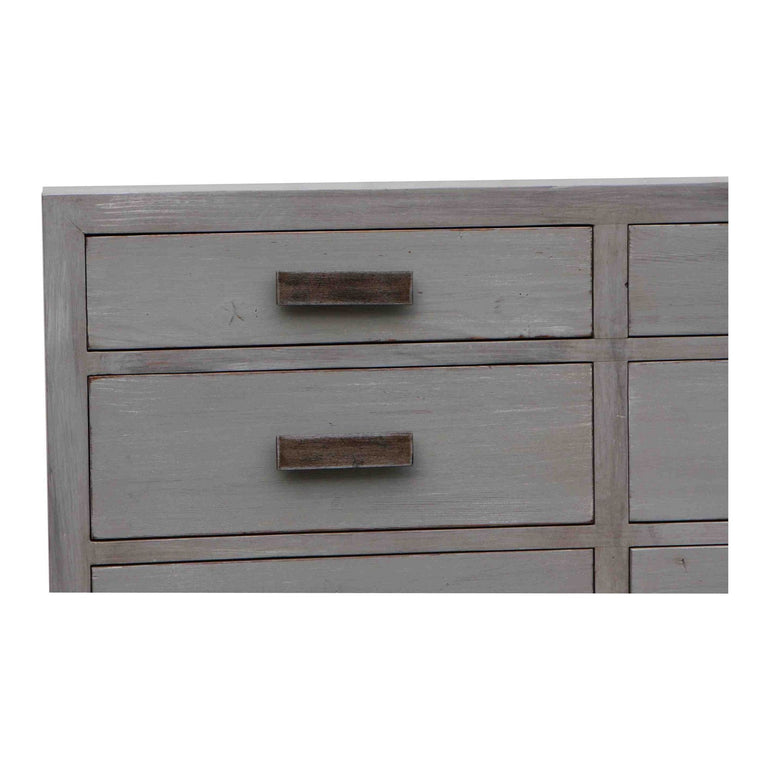 grey reclaimed wood dresser Spruce & Spring Myra 47.2 in. Grey 6 Drawer Wide Dresser with Anti-Tip, Wood Rustic Chest of Drawers for Bedroom Living Room Hallway SSKJWTDR002-GREY