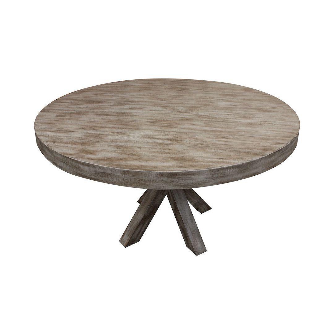Custom Arden Dining Table in Weathered Oak Wood