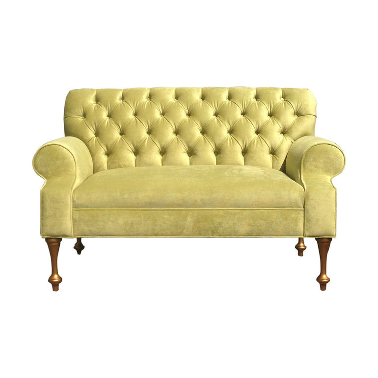 Custom tufted Loveseat