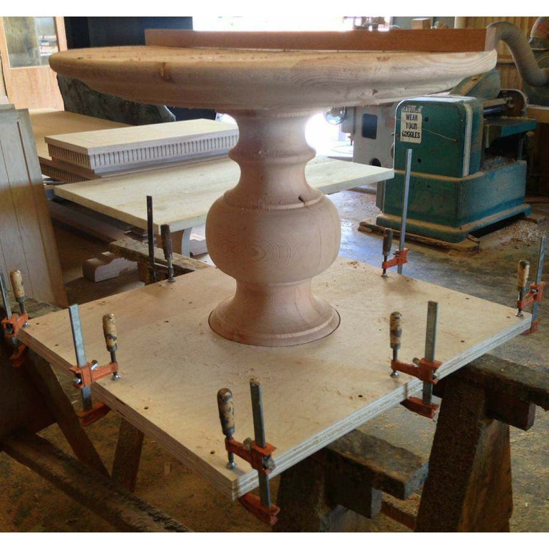 Lots of Solid Turned Pedestal Bases