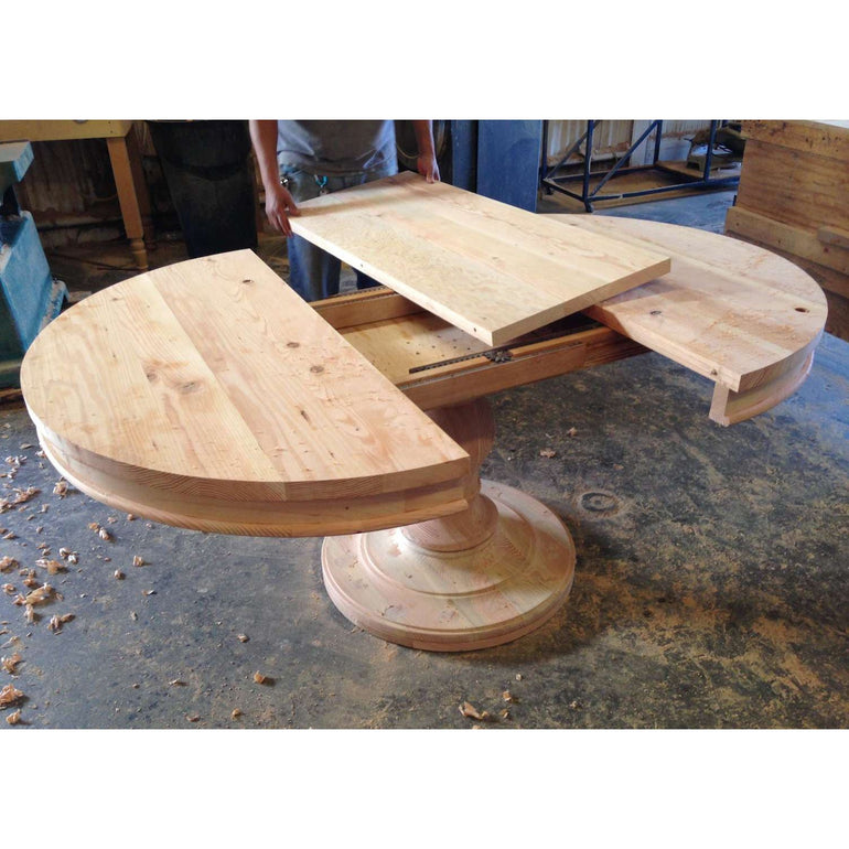 fitting the center leaf before we build the apron