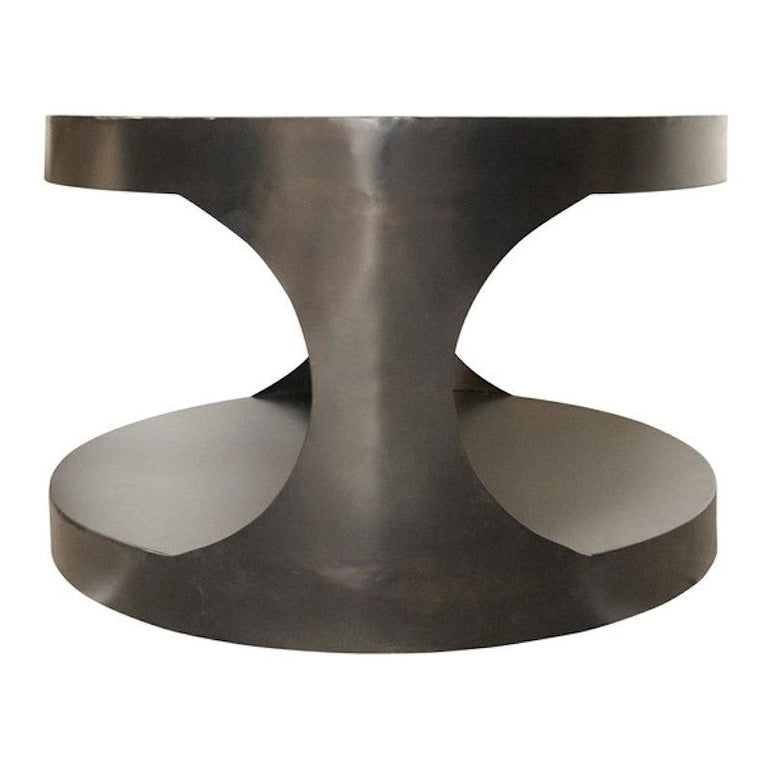 Otto Oval Metal Cocktail Table