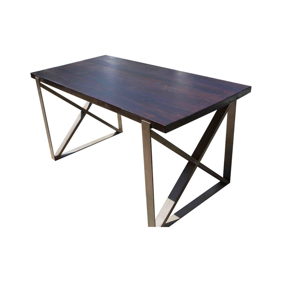 Chicago Industrial Dining Table in Reclaimed Wood