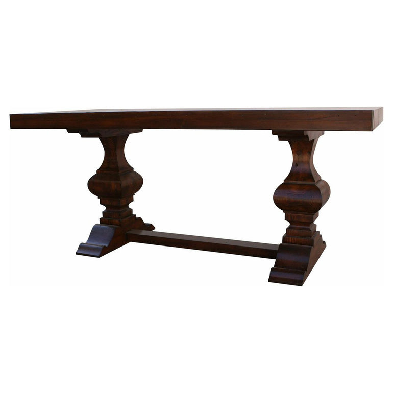 Spanish Colonial Trestle Dining Table