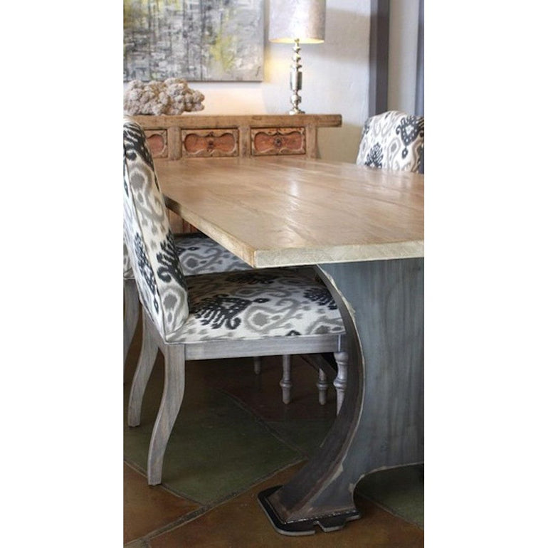 Roberto Industrial Dining Table and Winter Dining Chair