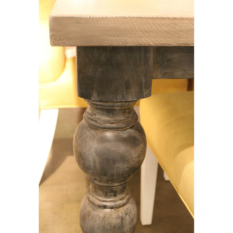 hand turned dining tables legs 