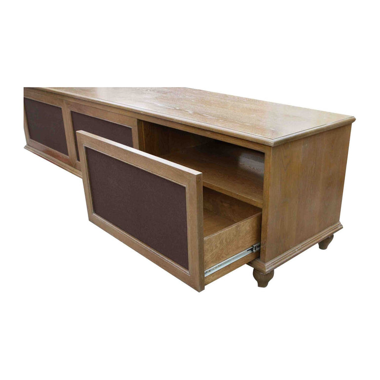 Custom Three Drawer Media Credenza