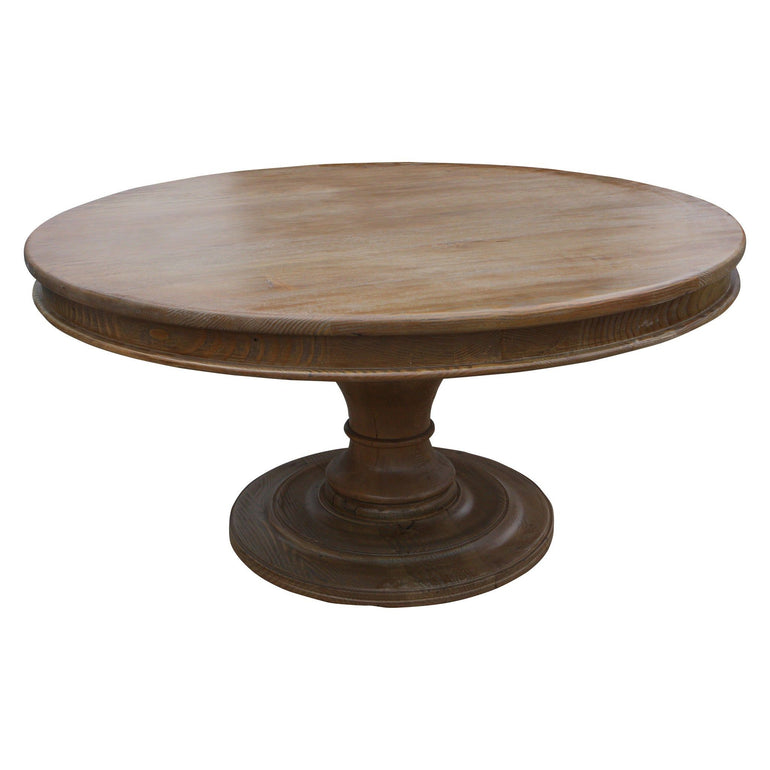 custom made pedestal round table