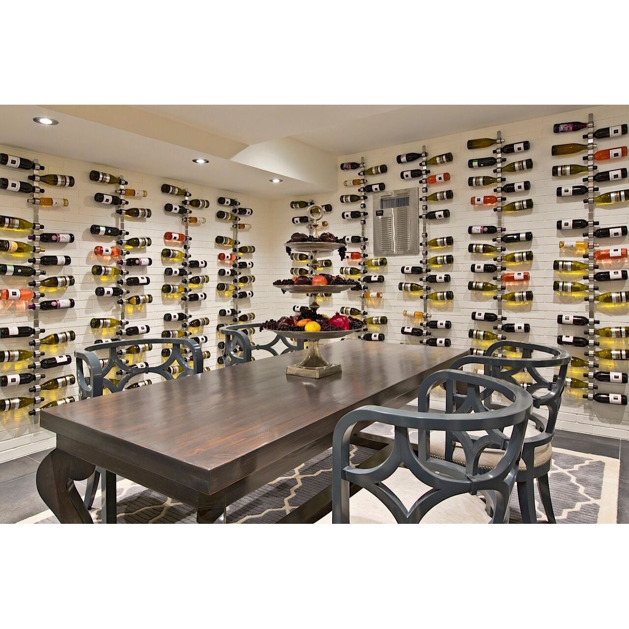 Custom Wine Room - Reclaimed Wood Table – Mortise & Tenon