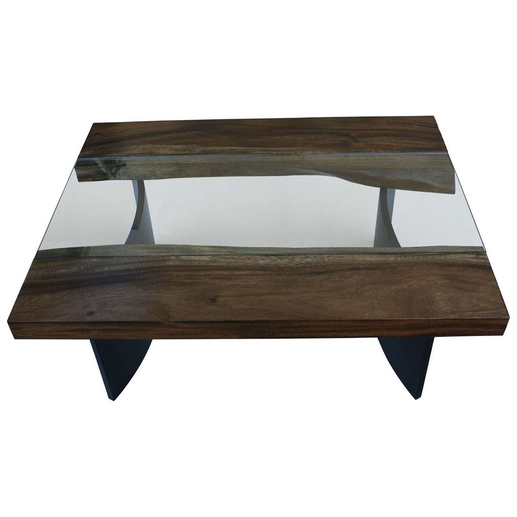 Free Edge Modern Industrial Coffee Table
