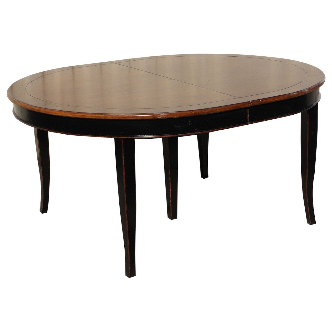 Oval French Country Extension Dining Table