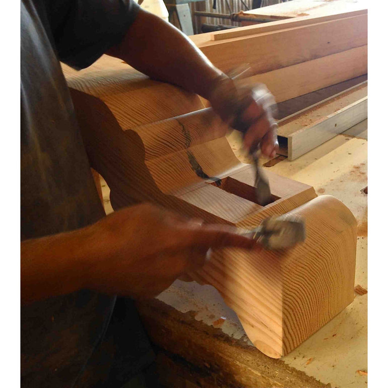 making the mortise & tenon joints