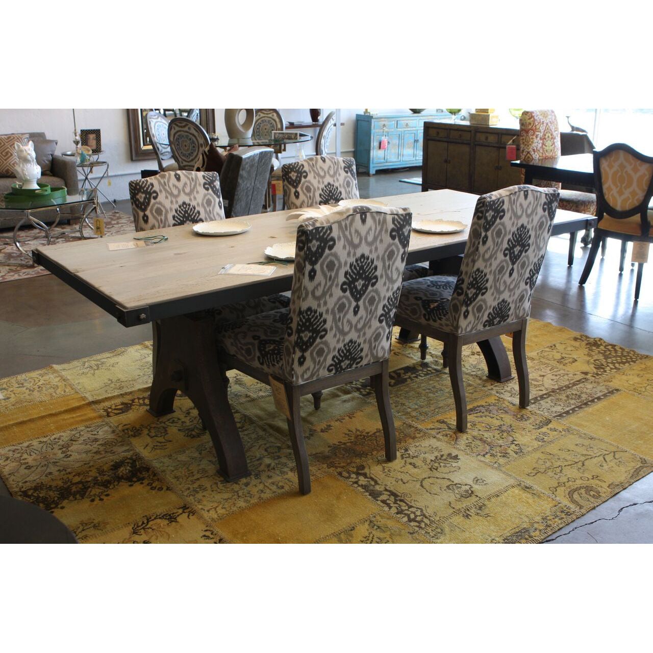 Ikat dining chair deals