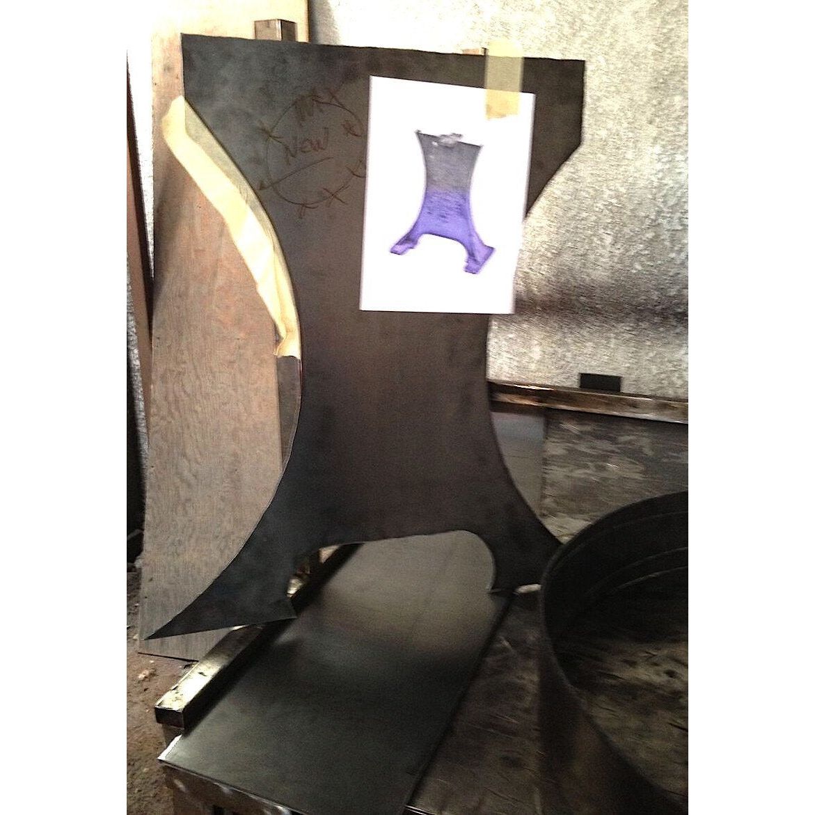 Industrial Machine Base - Roberto Dining Table – Mortise & Tenon