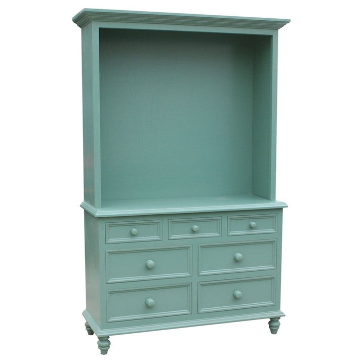 Bedroom Dresser with a Hutch Top