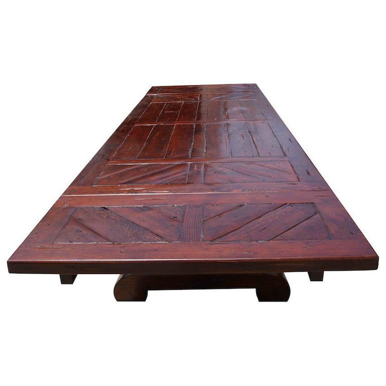 Lourdes Dining Table - Parquet Top