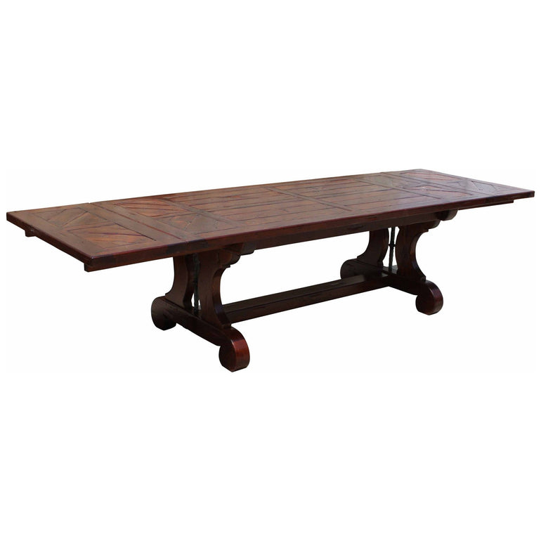 Lourdes Dining Table - Parquet Top