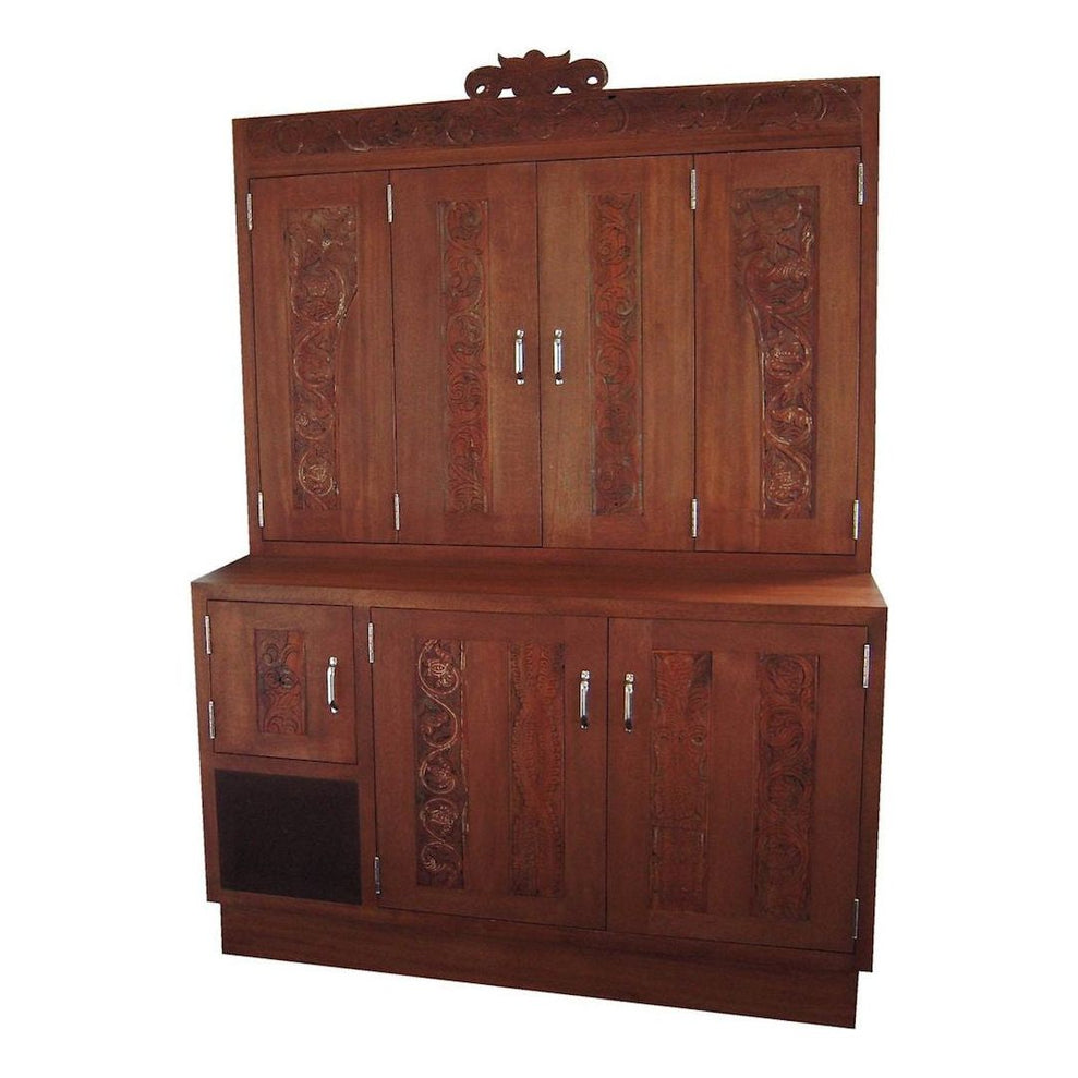 Custom Mahogany Media Cabinet