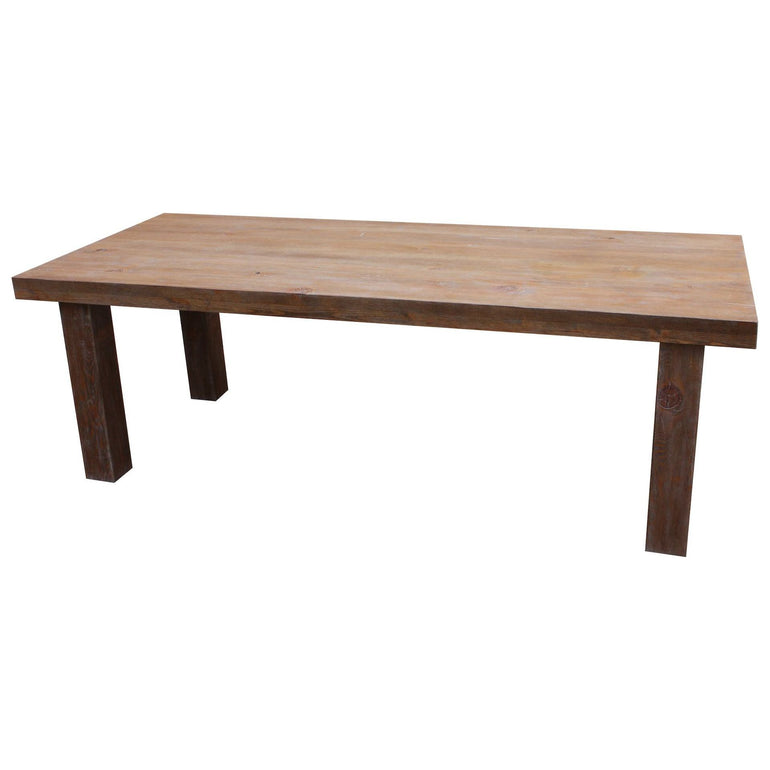 NEW MODERN rectangular dining table in reclaimed wood