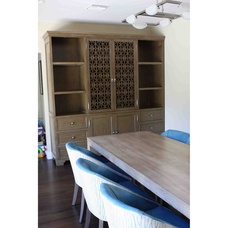 Custom wall unit for Sara Ingrassia interior design project