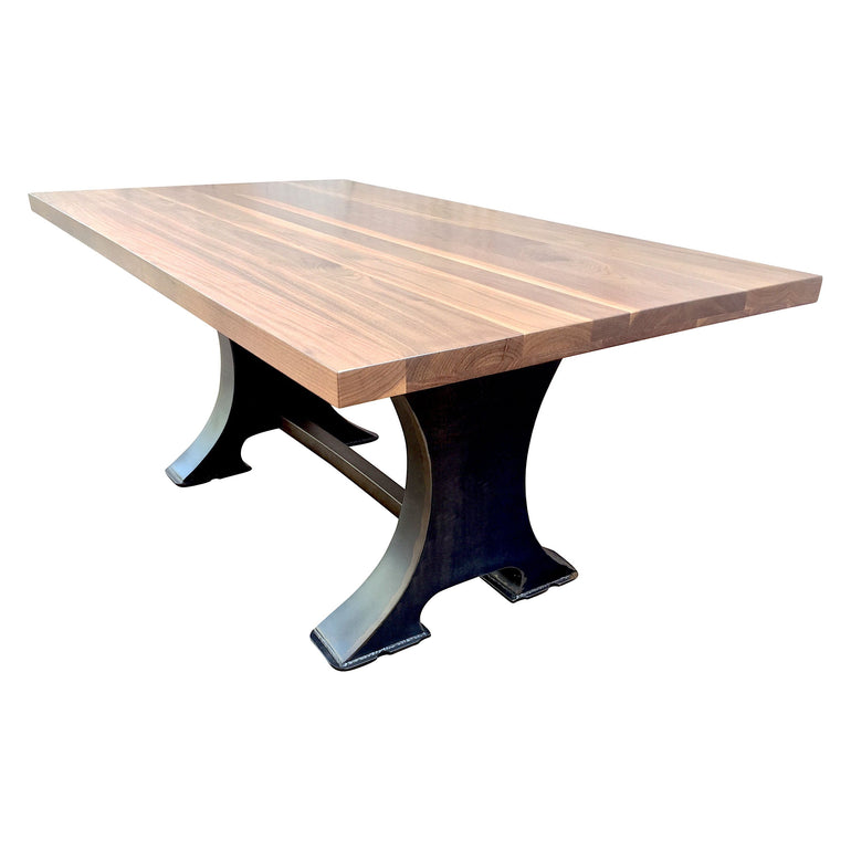 custom Industrial Machine Base Dining Table