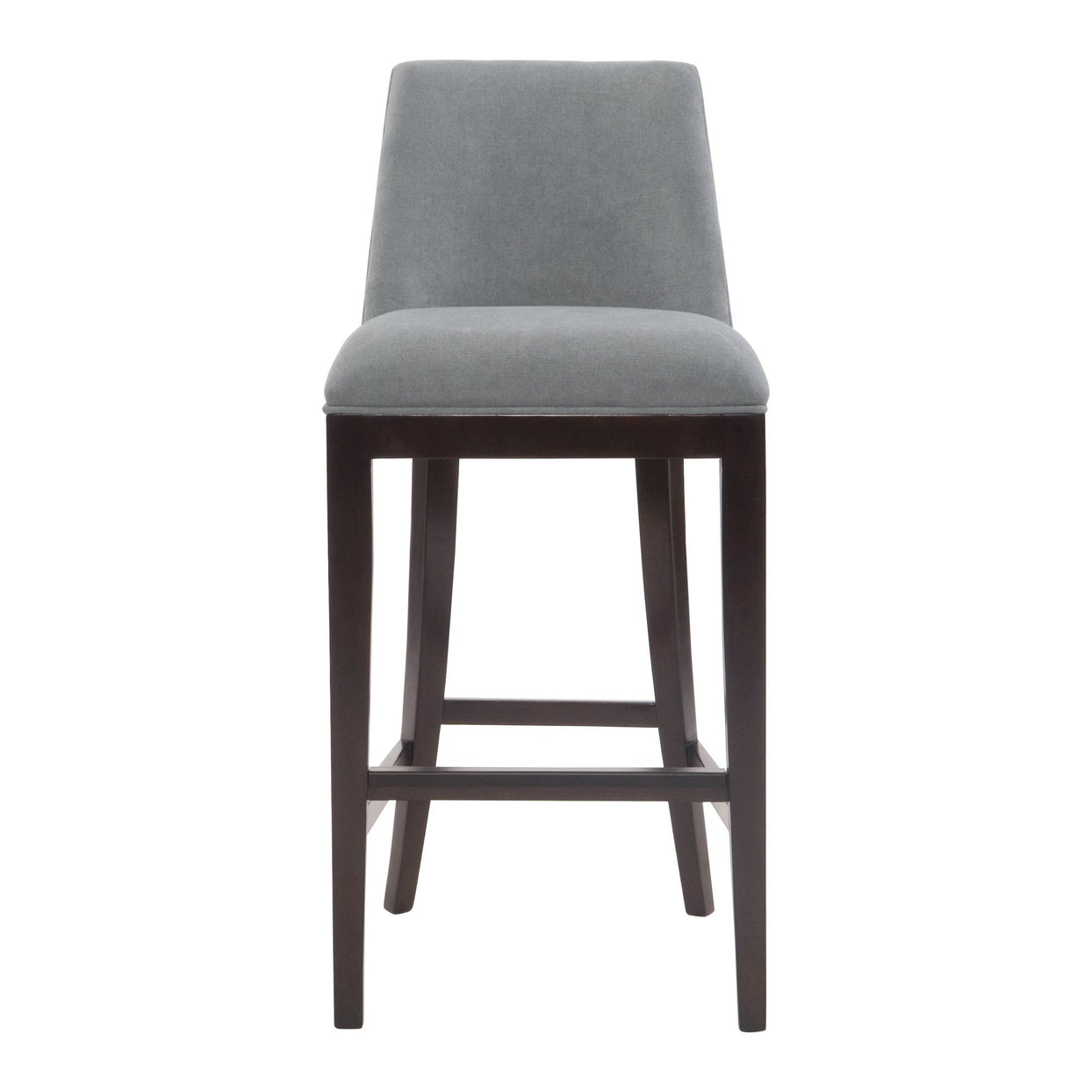 custom wood upholstered bar stool