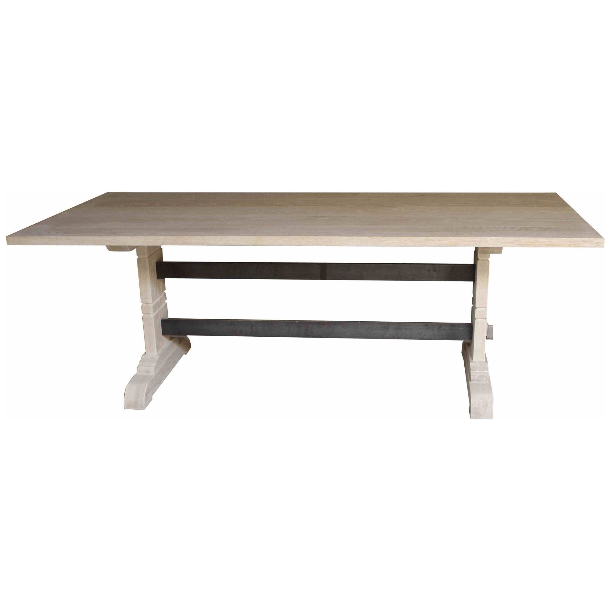 Montreal Modern Trestle Dining Table